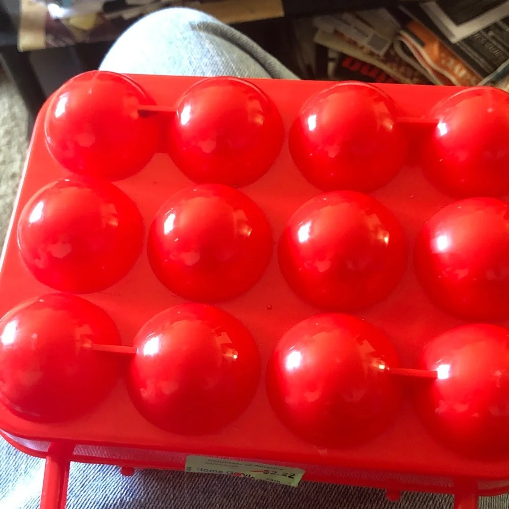 Red Kids Toy Egg Tray Playset - Brand Unspecified